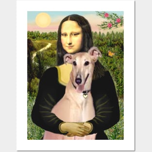 Mona Lisa Loves her Fawn Greyhound Posters and Art